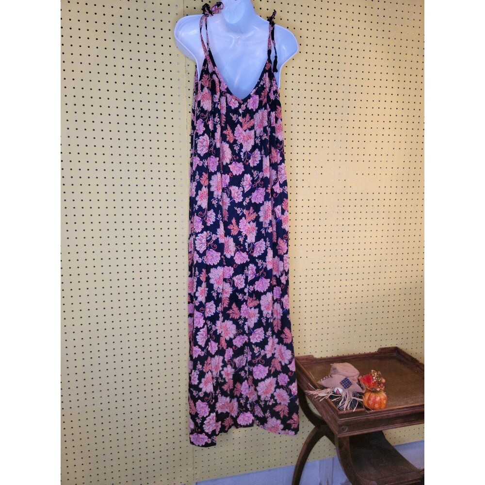 X-Tall Floral Spaghetti Strap Dress